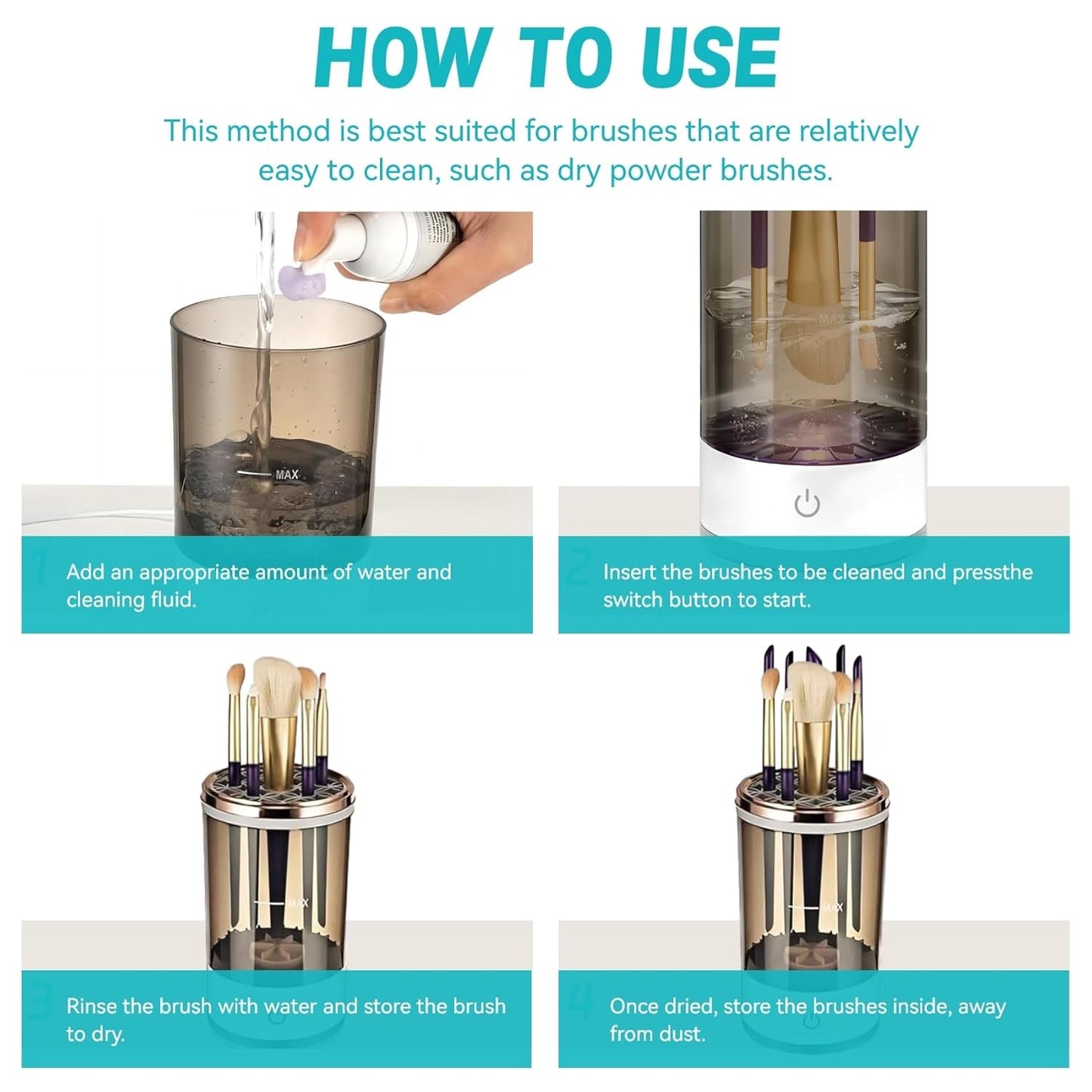 WATAIR™ Makeup Brush Cleaner